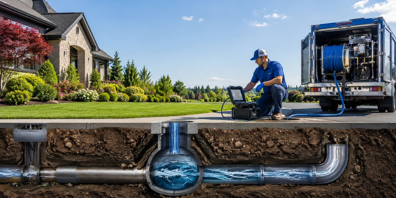 Drainage restoration information for New Underwood, SD